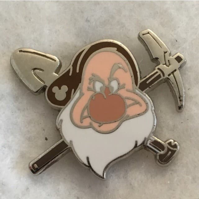 Hidden Mickey 2014 WDW - The Seven Dwarfs - Grumpy