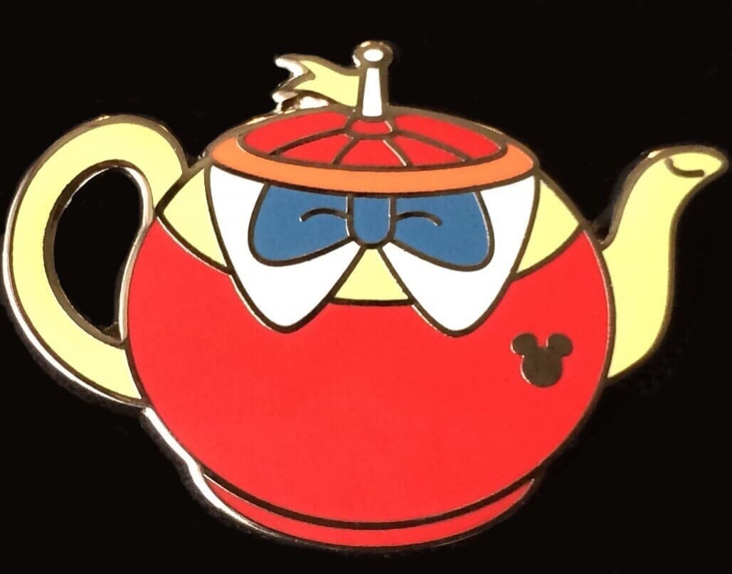 Hidden Mickey 2014 DLR - Teapots - Tweedle Dee & Tweedle Dum