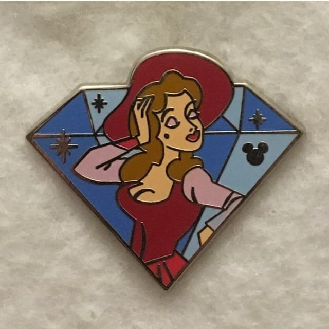 Hidden Mickey 2015 DLR - Diamond Characters - Redhead