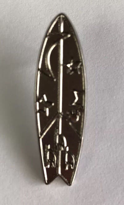 Hidden Mickey 2018 WDW - Surfboards - Sorcerer Mickey Chaser front