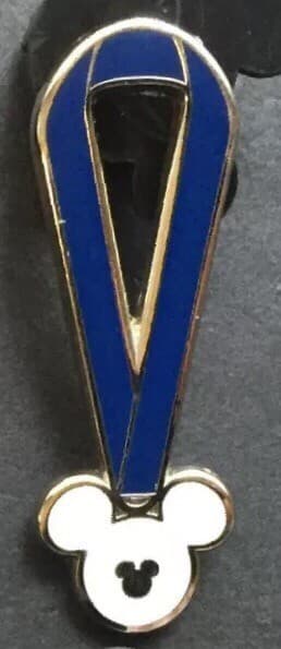 Hidden Mickey 2010 WDW - Lanyards - Blue