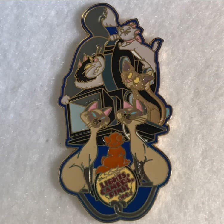 Lights, Camera, Pins - Disney Cats