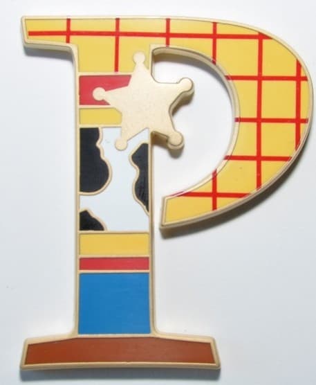 Pixar Party Letters Framed Set - P (Toy Story)
