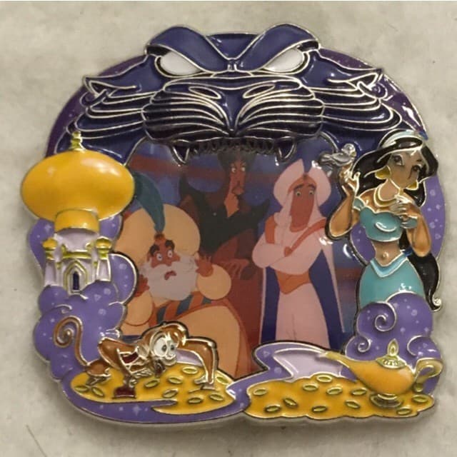 Park Pack Aladdin - Framed Prince Ali, Jafar and Sultan (Version 3) front
