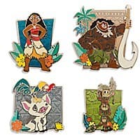 Disney Store - Moana Limited Edition Four Pin Set