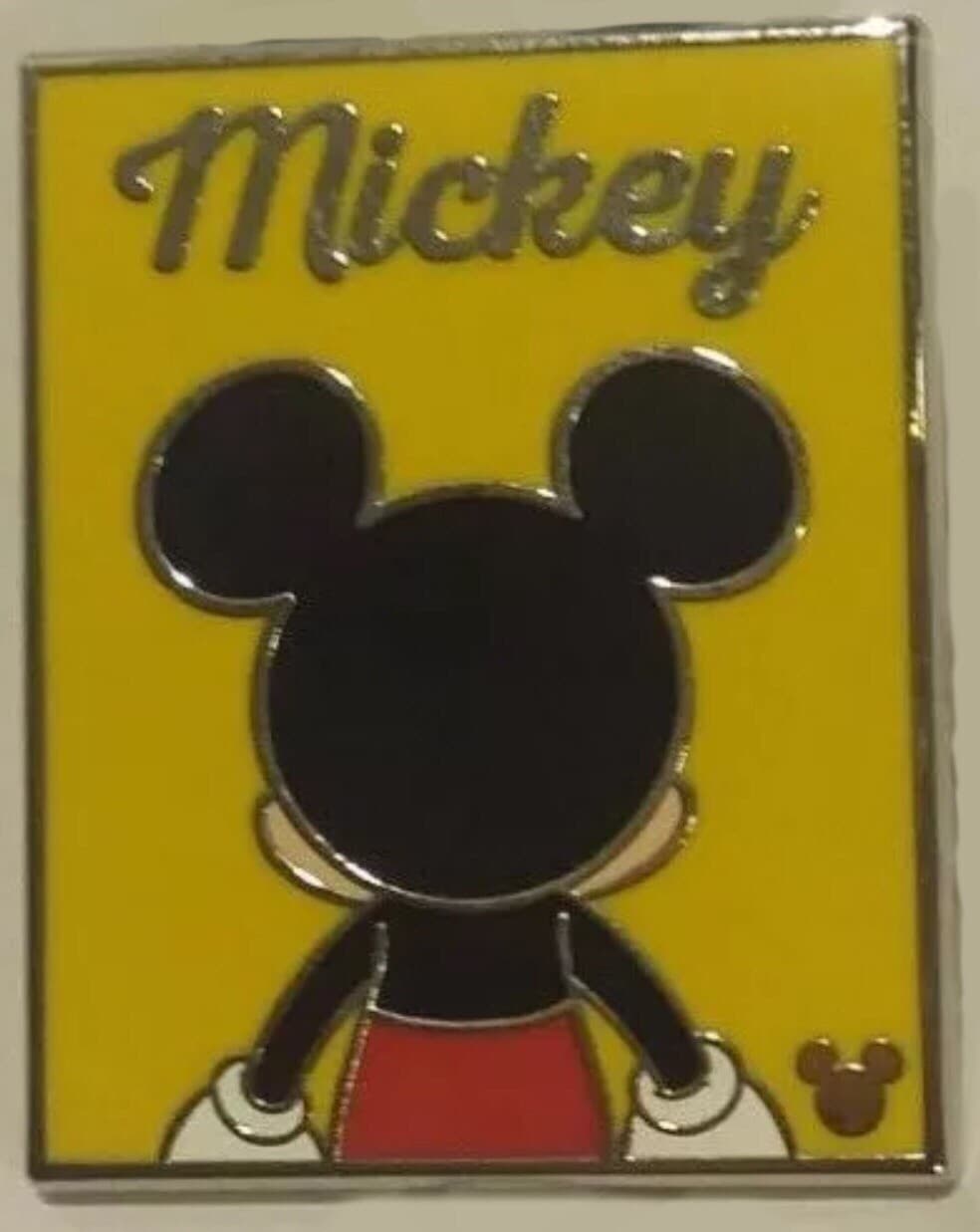 Hidden Mickey 2018 DLR - Character Backs - Mickey Mouse