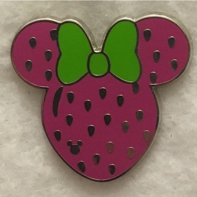 Hidden Mickey 2017 DLR - Minnie Fruits - Strawberry