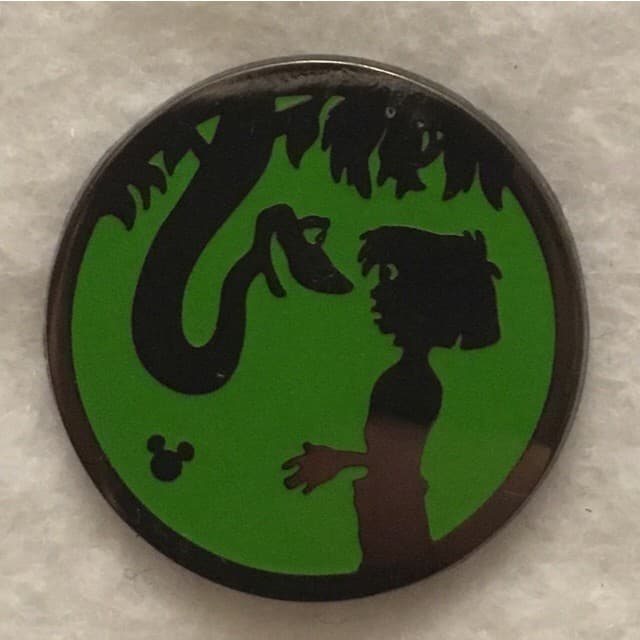 Hidden Mickey 2015 DLR - Silhouettes - Mowgli & Kaa