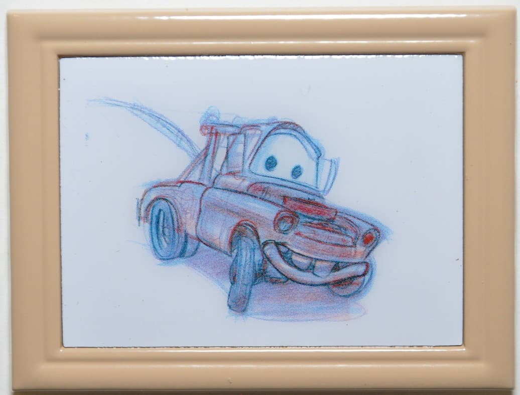 Pixar Animation Studios Framed Set - Cars - Tow Mater