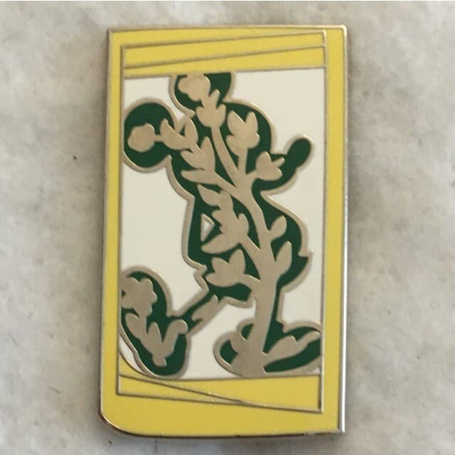Mickey Art Gallery Mystery Set - Green Tree Mickey Silhouette