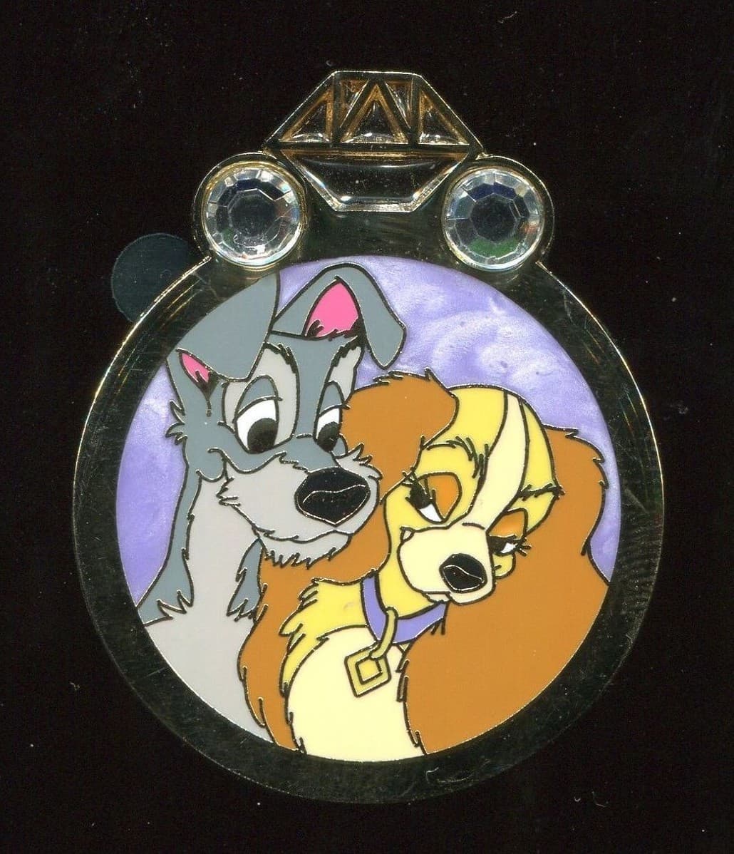Disney Couples Reveal / Conceal Mystery Set - Lady and Tramp