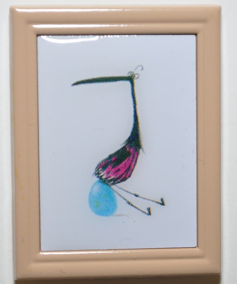 Pixar Animation Studios Framed Set - Up - Kevin Sitting on Egg