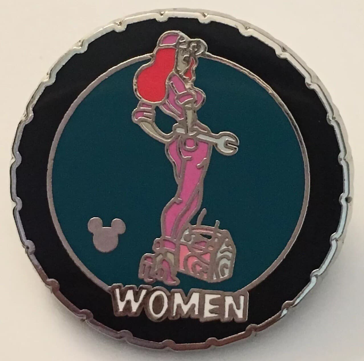 Hidden Mickey 2018 DLR - Toontown Signs - Women’s Restroom