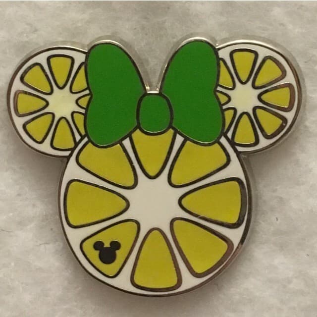 Hidden Mickey 2017 DLR - Minnie Fruits - Lemon Slice