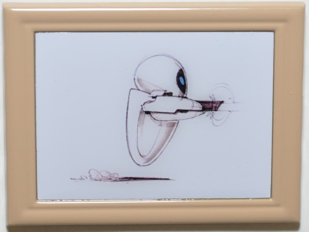 Pixar Animation Studios Framed Set - Wall-E - Eve