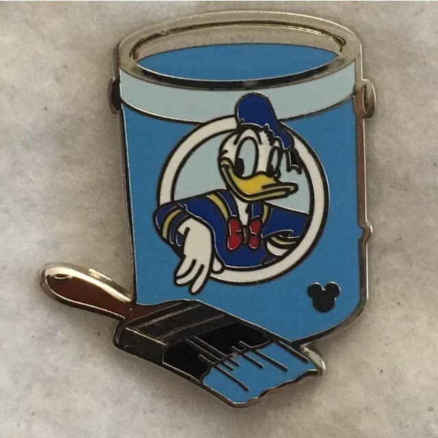 Hidden Mickey 2012 WDW - Paint Cans - Donald Duck Completer