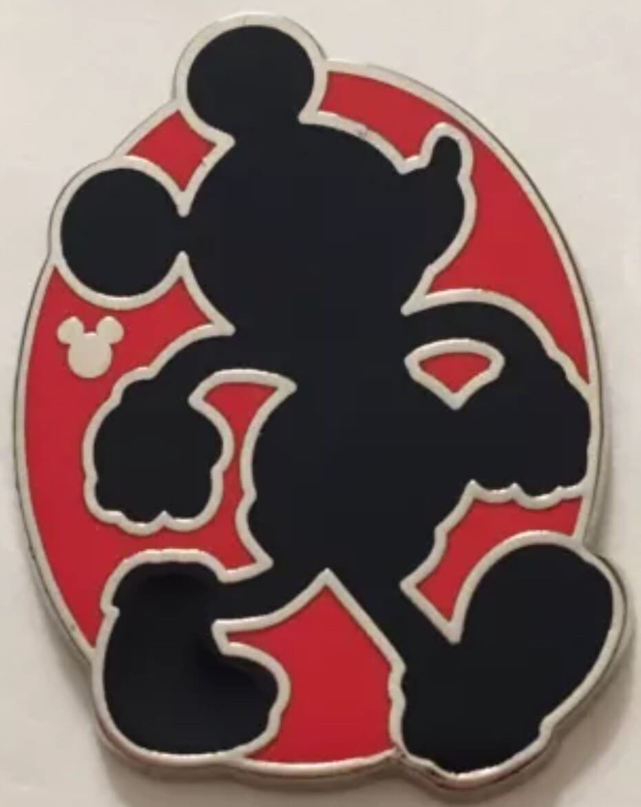Hidden Mickey 2018 DLR - Mickey Silhouettes - Walking