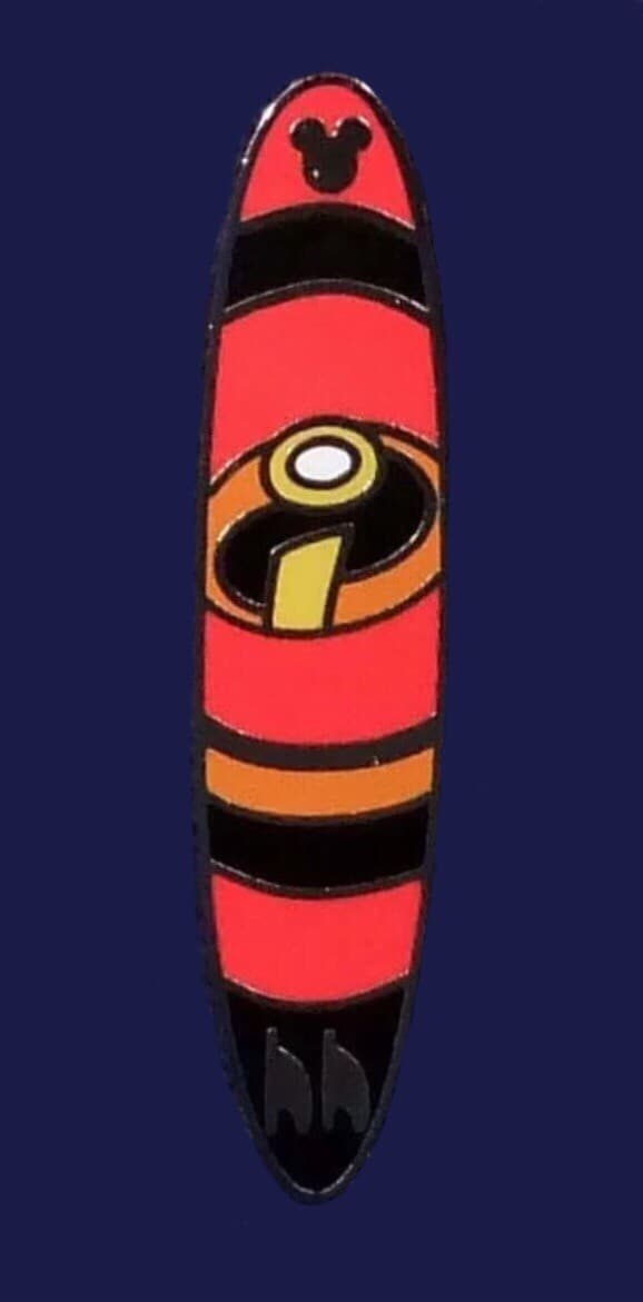 Hidden Mickey 2018 DLR - Surfboards - The Incredibles