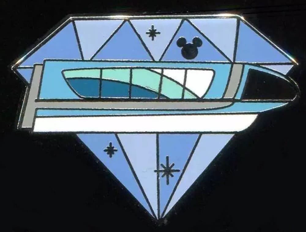 Hidden Mickey 2015 DLR - Diamond Attractions - Monorail