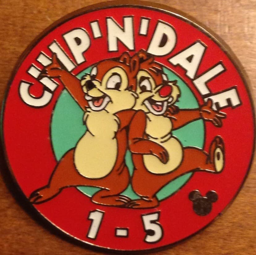 Lanyard Series 3 Parking Signs - Chip & Dale front