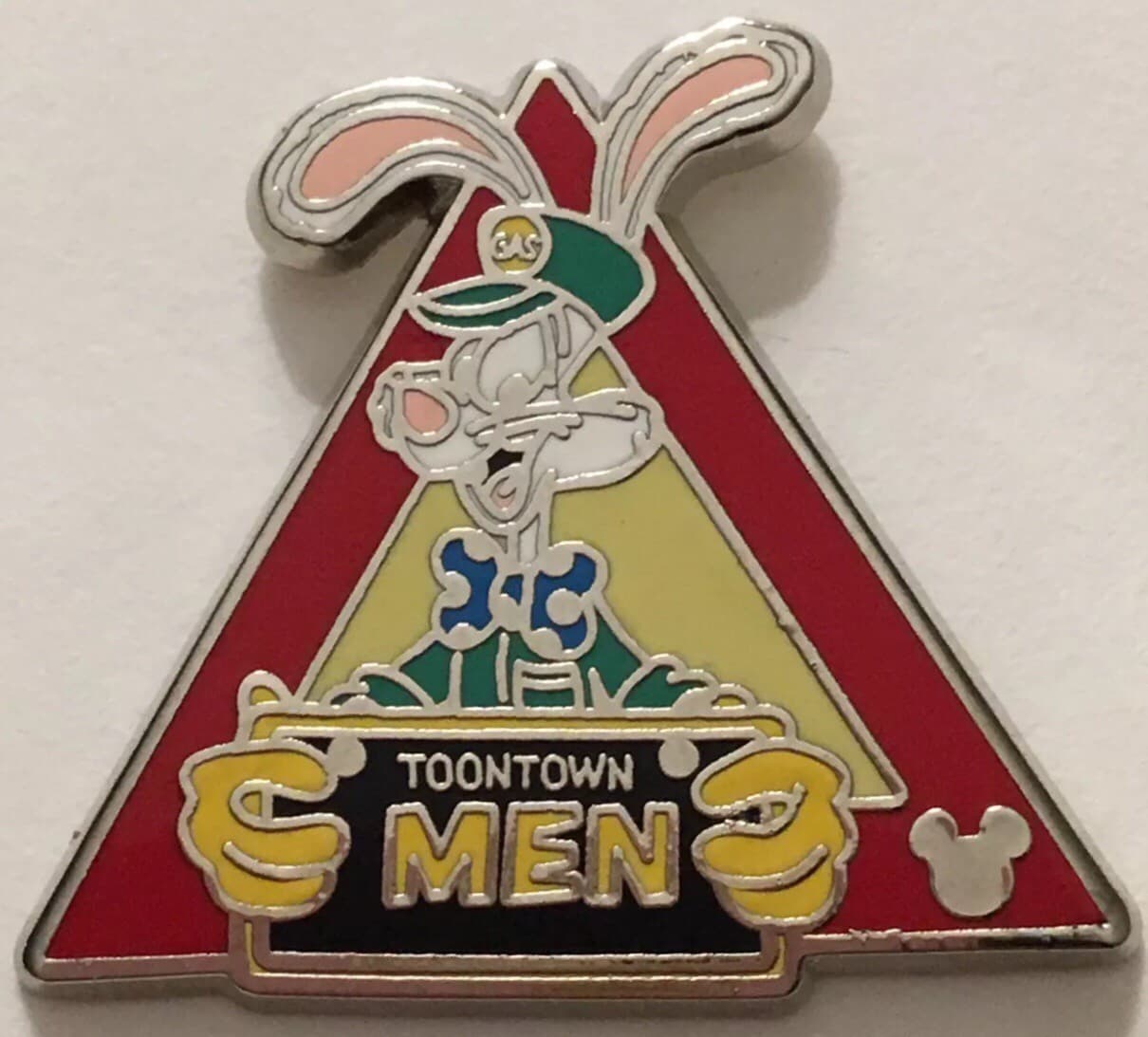 Hidden Mickey 2018 DLR - Toontown Signs - Men’s Restroom