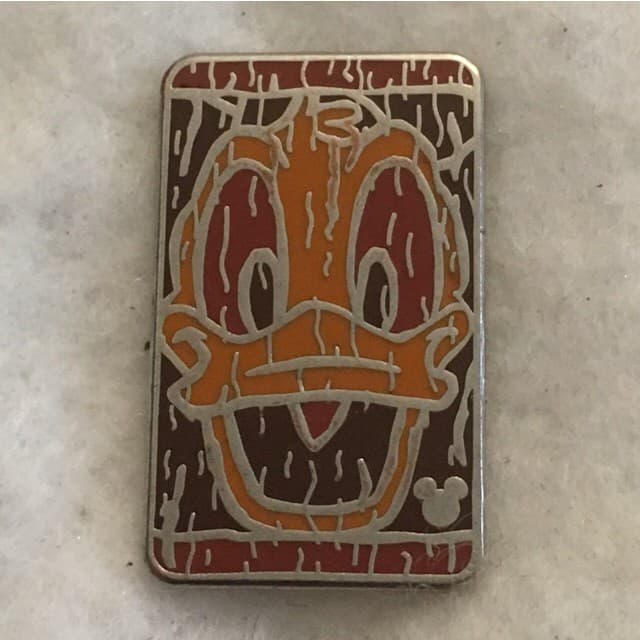 Hidden Mickey 2014 DLR - Tiki Faces - Donald Duck