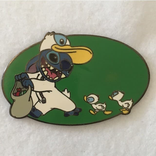 Stitch in Duck Costume