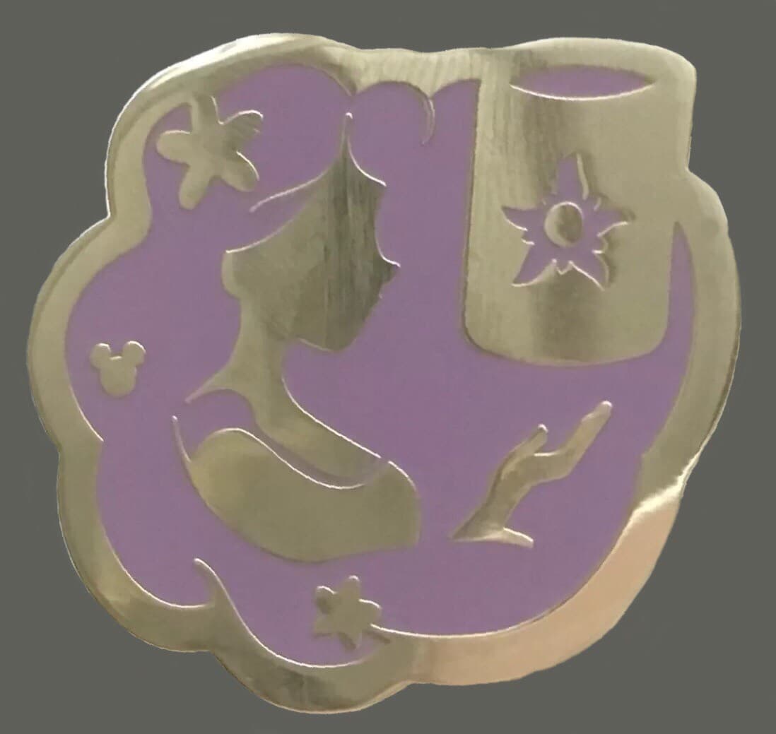 Hidden Mickey 2018 DLR - Silhouettes - Rapunzel