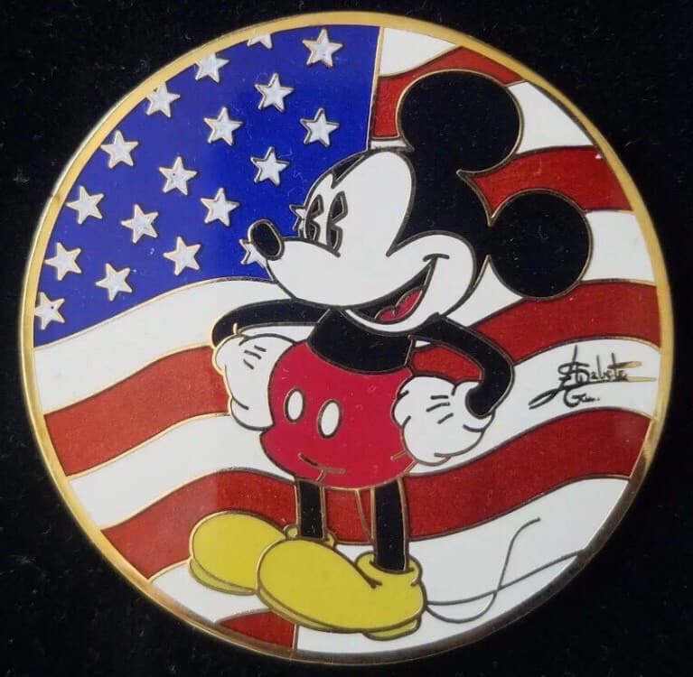 Elisabete Gomes - 6 Pin Set #2 - Patriotic Mickey