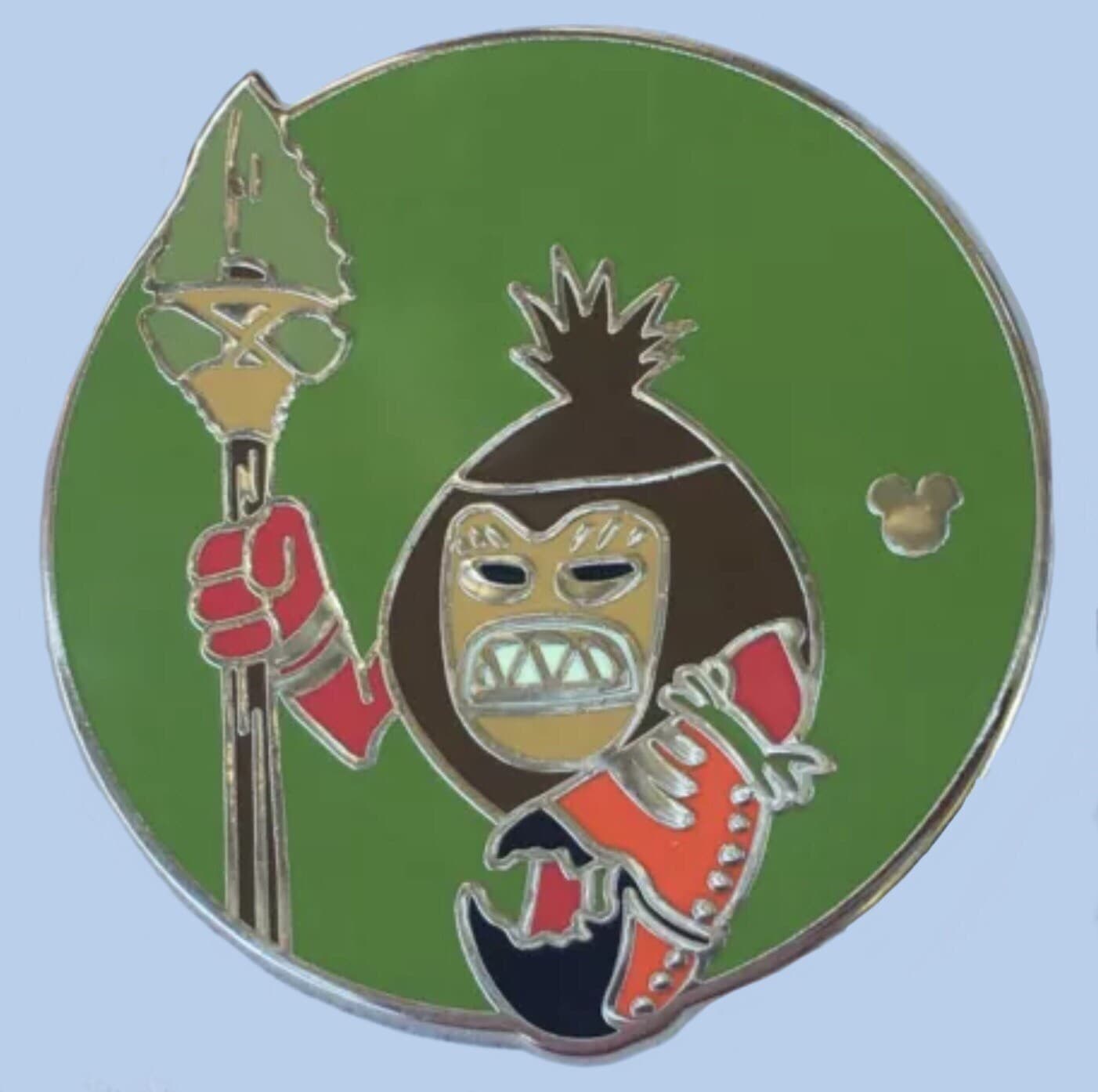 Hidden Mickey 2018 DLR - Moana Coconuts - Green Claw