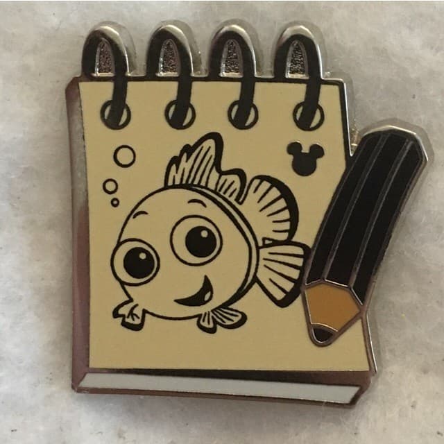 Hidden Mickey 2014 WDW - Sketch Pads - Nemo Chaser