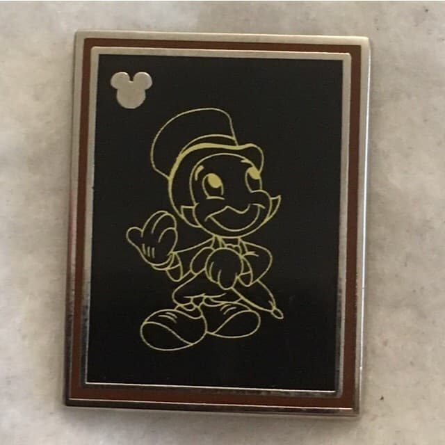 Hidden Mickey 2014 DLR - Chalk Sketches - Jiminy Cricket Chaser