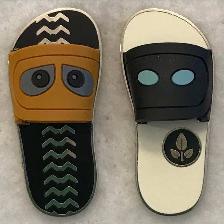 Sandals - Wall-E & Eve front