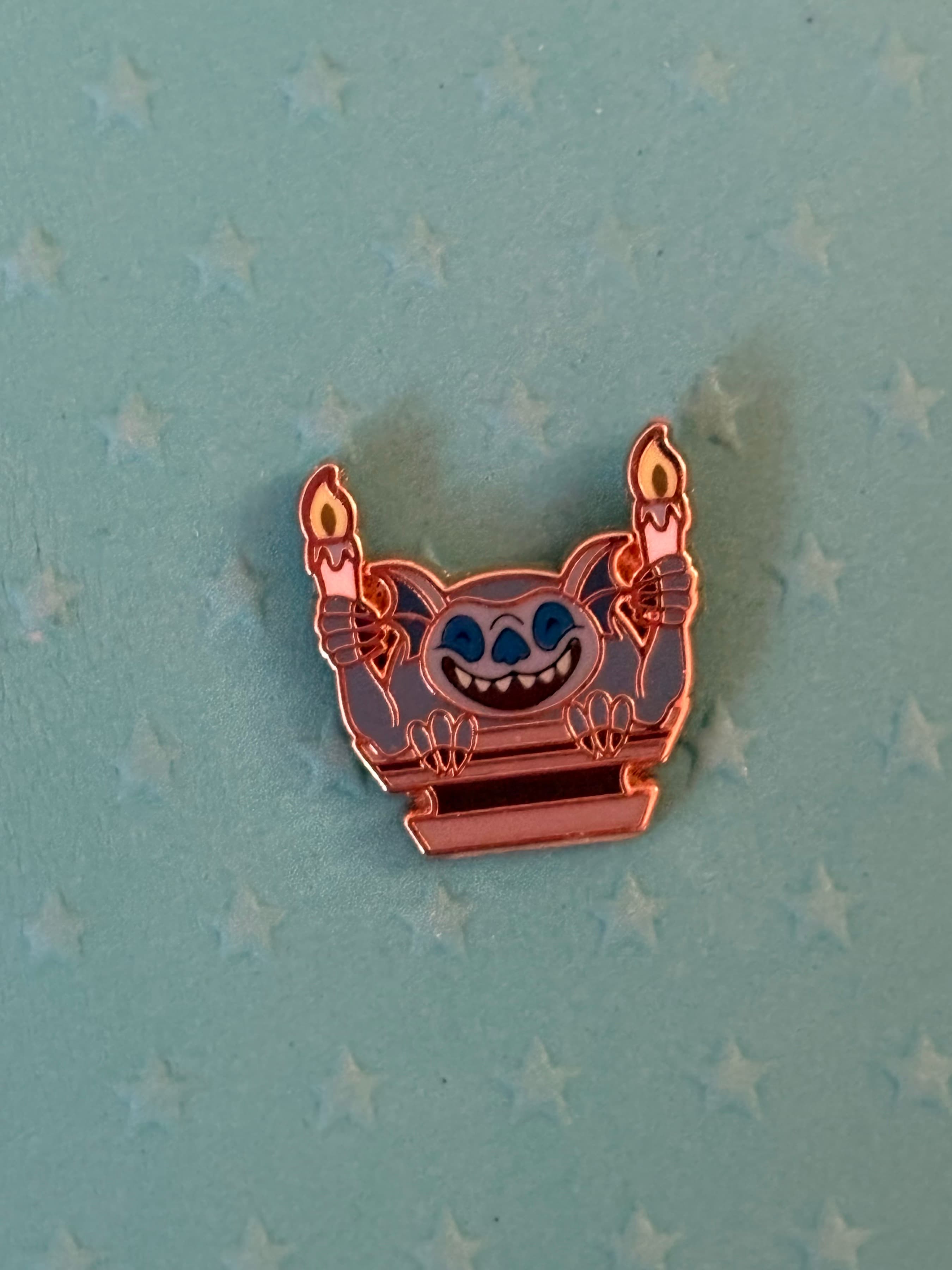 Haunted Mansion Mystery Micro - Gargoyle Candelabra - Pink A La Mode (PALM)